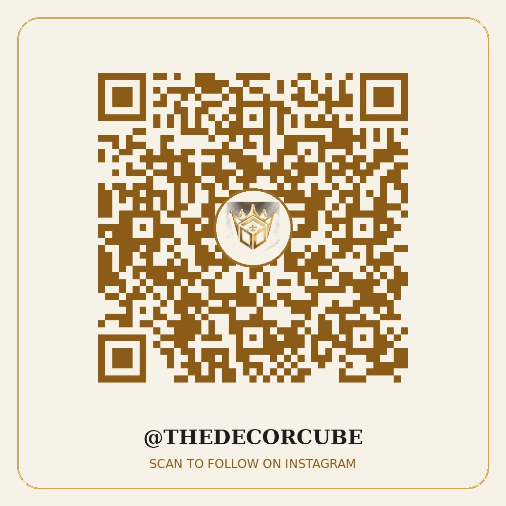 Instagram QR code for thedecorcube